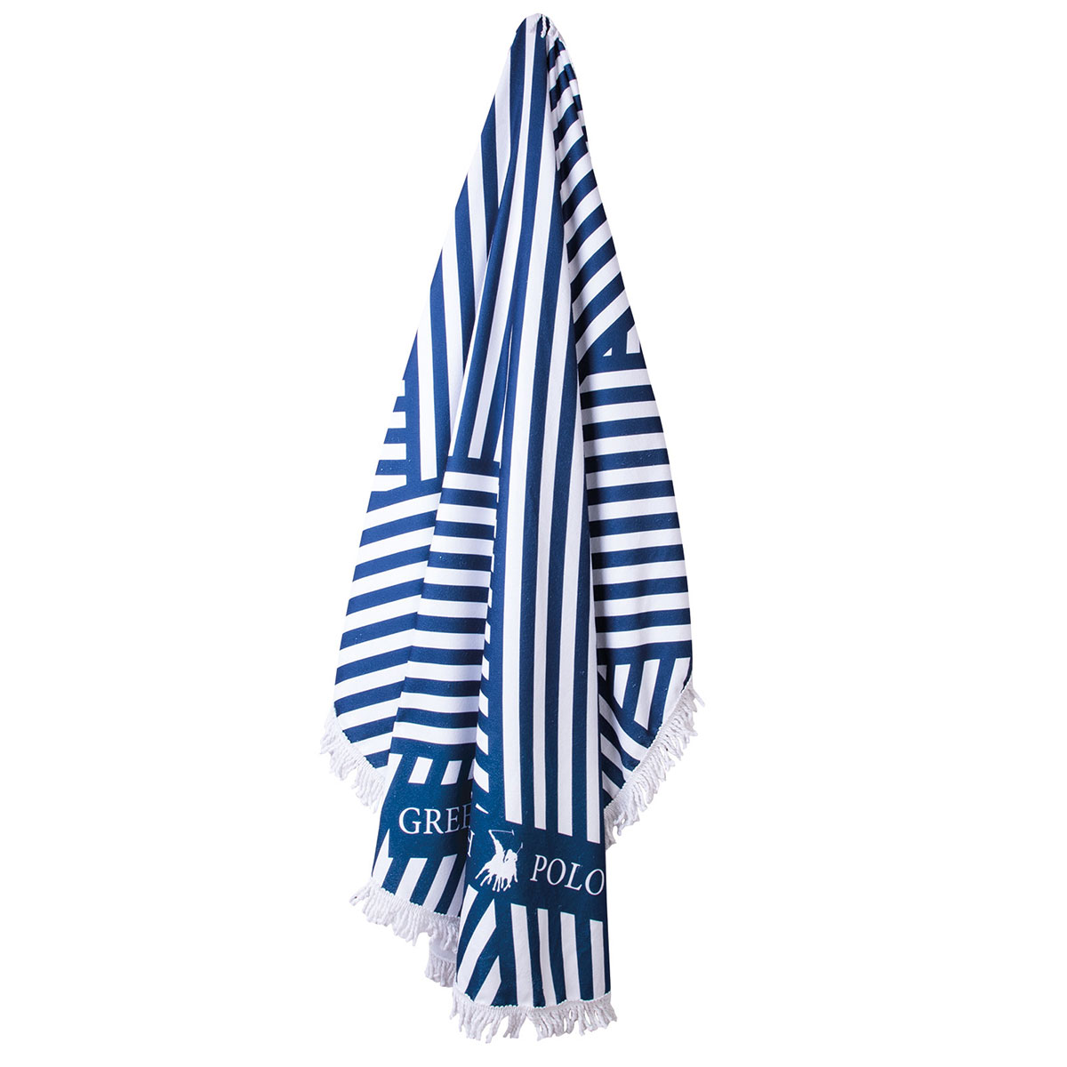 Στρογγυλή Πετσέτα Θαλάσσης Microfiber (Φ150) Greenwich Polo Club 3688 Blue