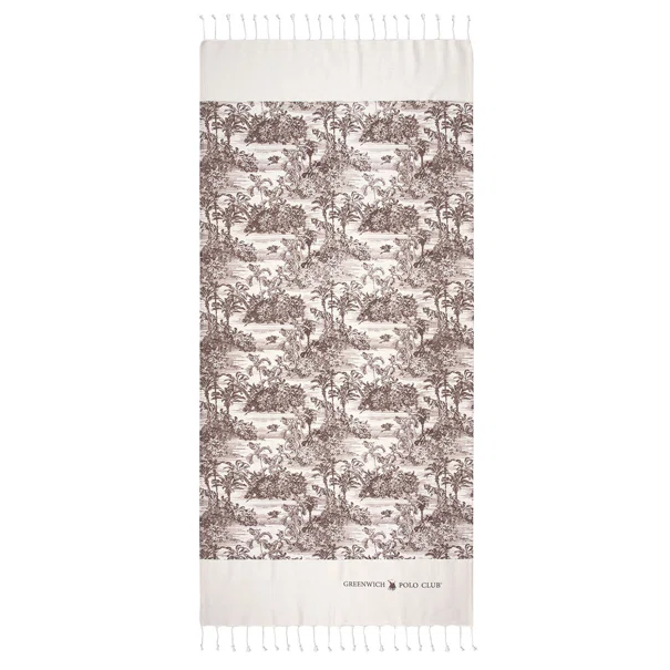 Παρεό (80x180) Greenwich Polo Club 3668 Brown/White