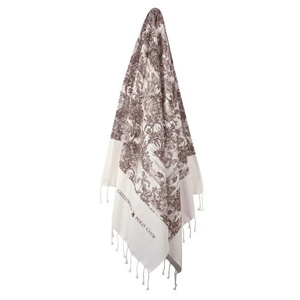 Παρεό (80x180) Greenwich Polo Club 3668 Brown/White
