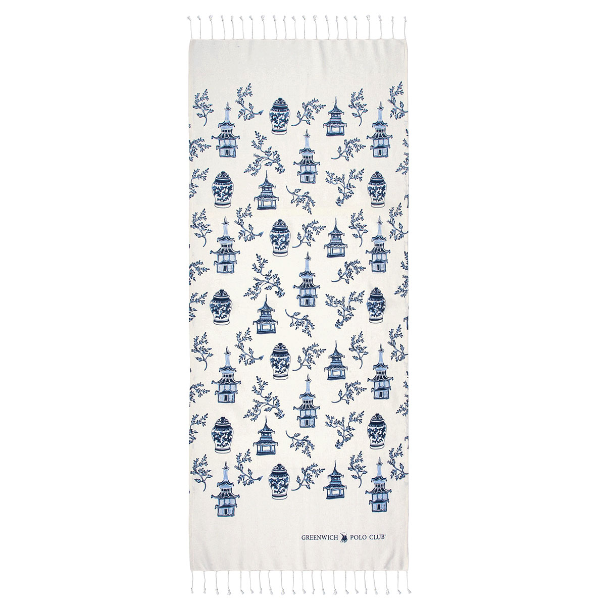 Παρεό (80x180) Greenwich Polo Club 3670 Blue/White