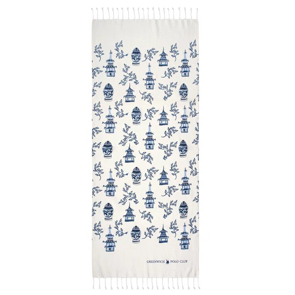 Παρεό (80x180) Greenwich Polo Club 3670 Blue/White