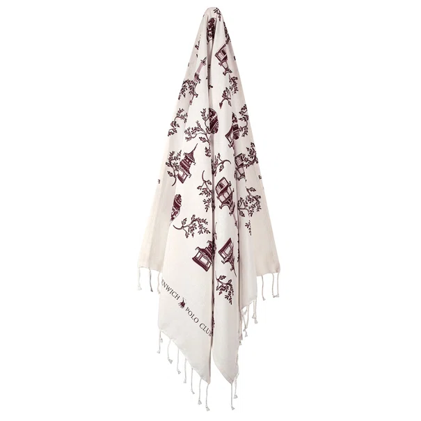 Παρεό (80x180) Greenwich Polo Club 3671 Bordo/White