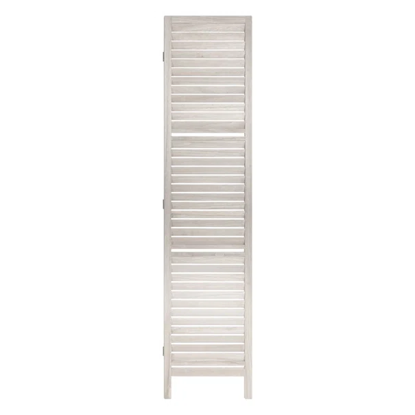 Παραβάν Με 3 Ράφια (120.5x37x170) A-S White 157120A