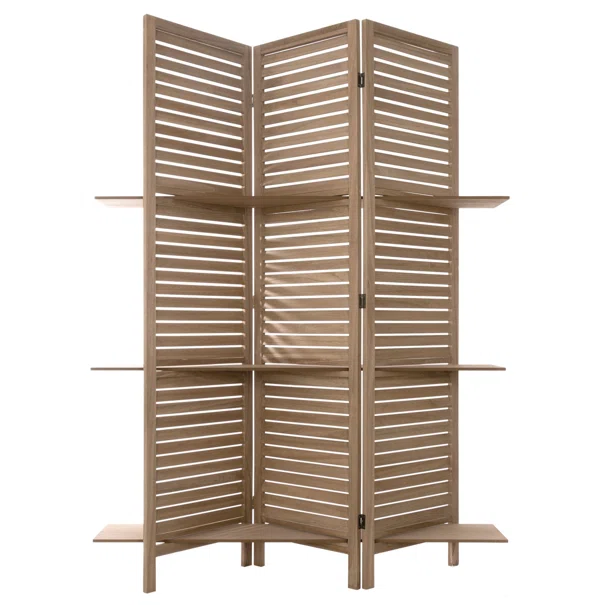 Παραβάν Με 3 Ράφια (120.5x37x170) A-S Wood 157120C