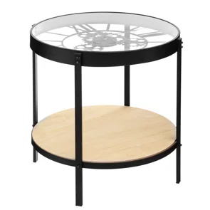Βοηθητικό Τραπεζάκι Με Ρολόι (Φ51x49) A-S Meca Clock 157207