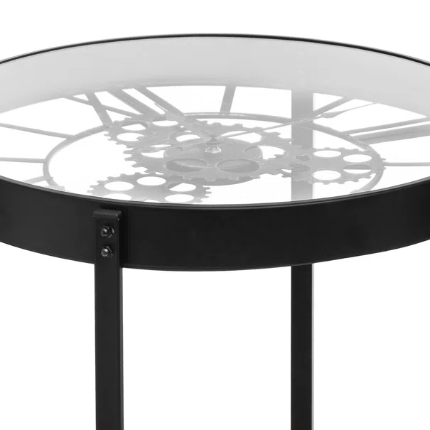 Βοηθητικό Τραπεζάκι Με Ρολόι (Φ51x49) A-S Meca Clock 157207