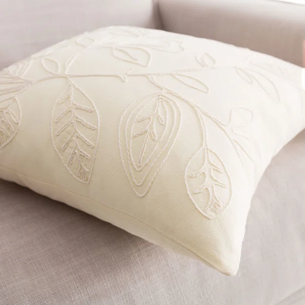 Διακοσμητική Μαξιλαροθήκη (43x43) Gofis Home Light Veil Vanilla 381/05
