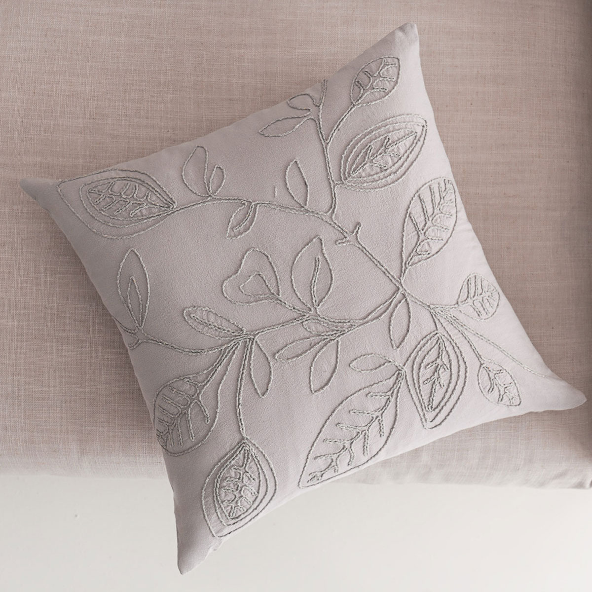 Διακοσμητική Μαξιλαροθήκη (43x43) Gofis Home Pale Water Grey 381/34