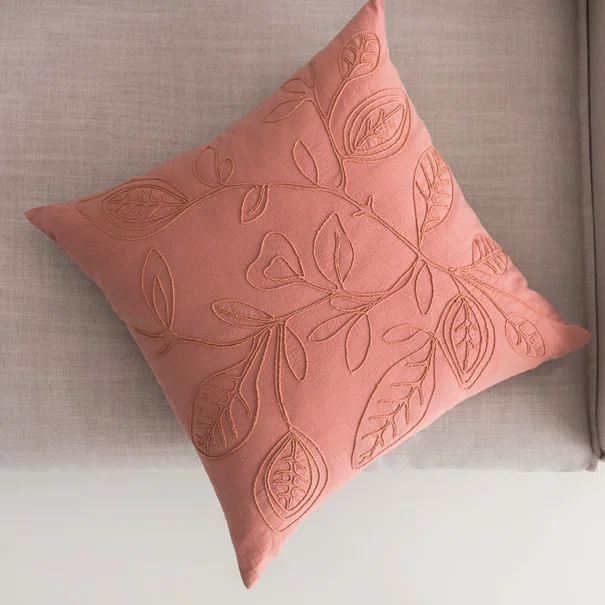 Διακοσμητική Μαξιλαροθήκη (43x43) Gofis Home Pale Apple Pink 381/17