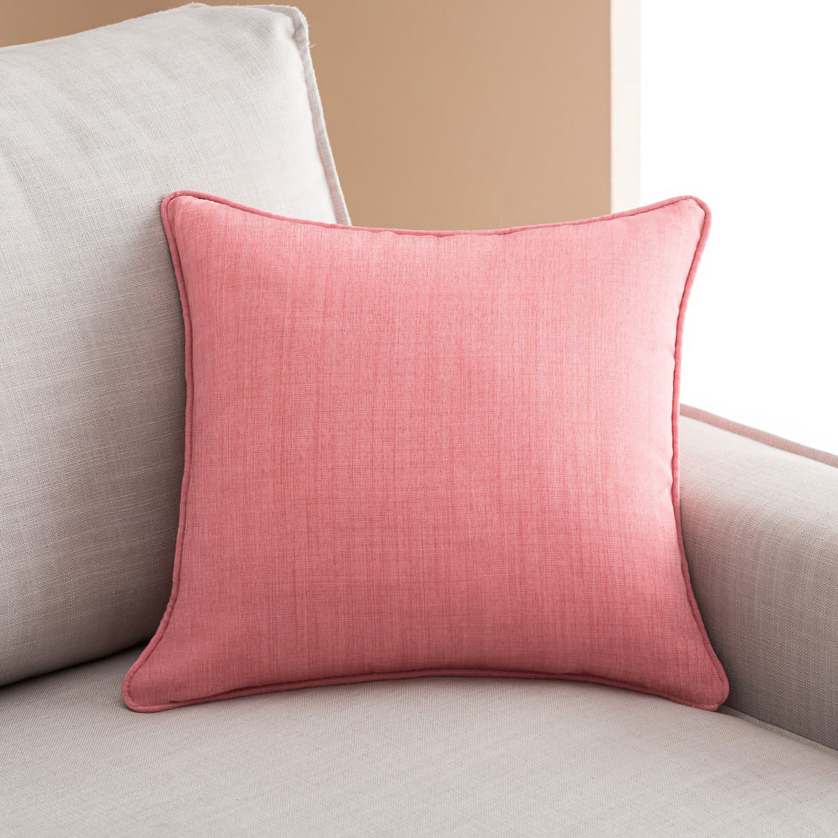 Διακοσμητική Μαξιλαροθήκη (43x43) Gofis Home Chrome Gum Pink 930/23