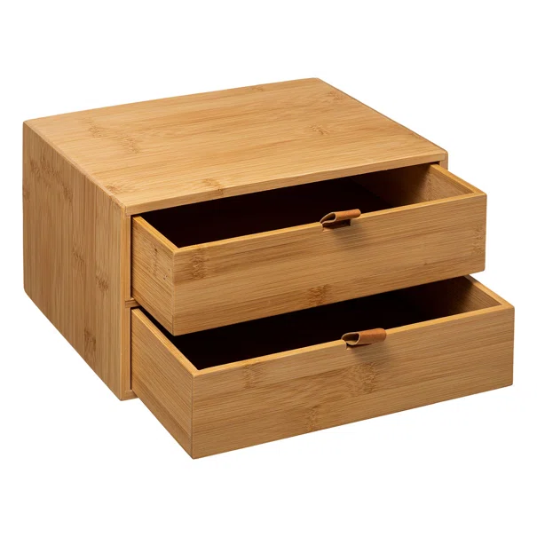 Συρταριέρα/Μπιζουτιέρα 2 Θέσεων (25x14.5x20) F-V Bamboo 174665