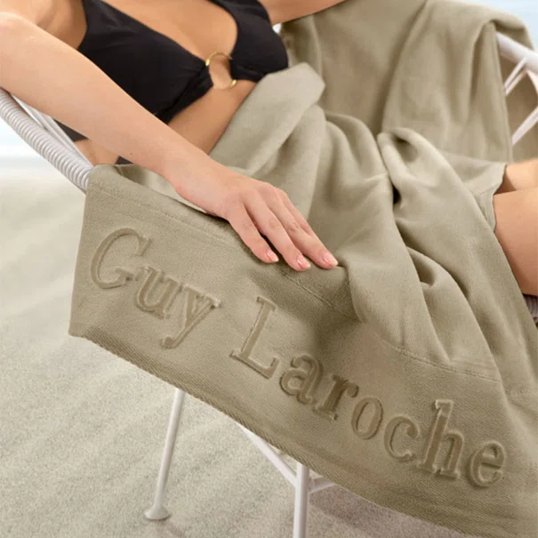 Πετσέτα Θαλάσσης Guy Laroche Varadero Khaki