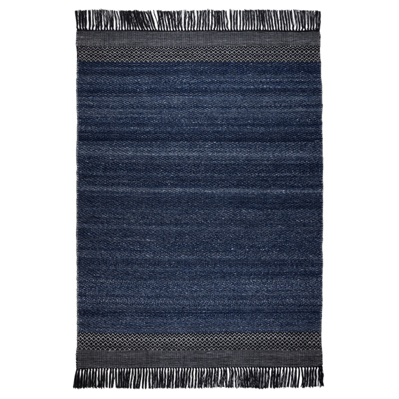 Χαλί All Season (140x200) Βιοκαρπέτ Barito BAR-01 Blue Black