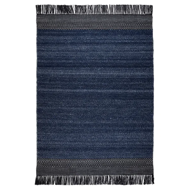 Χαλί All Season (140x200) Βιοκαρπέτ Barito BAR-01 Blue Black