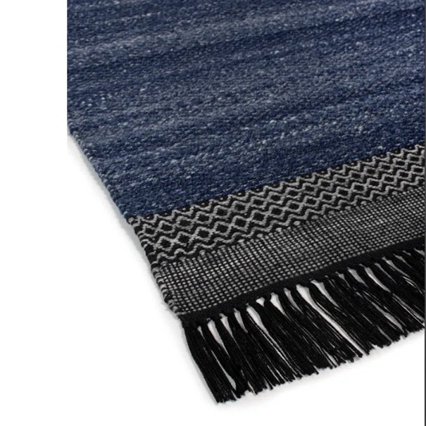 Χαλί All Season (140x200) Βιοκαρπέτ Barito BAR-01 Blue Black