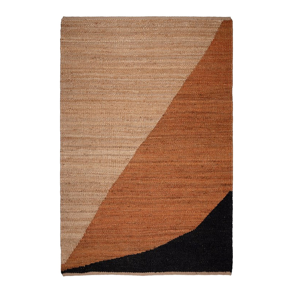 Χαλί Καλοκαιρινό (200x300) Βιοκαρπέτ Naf Naf Gardin J12 Natural Rust