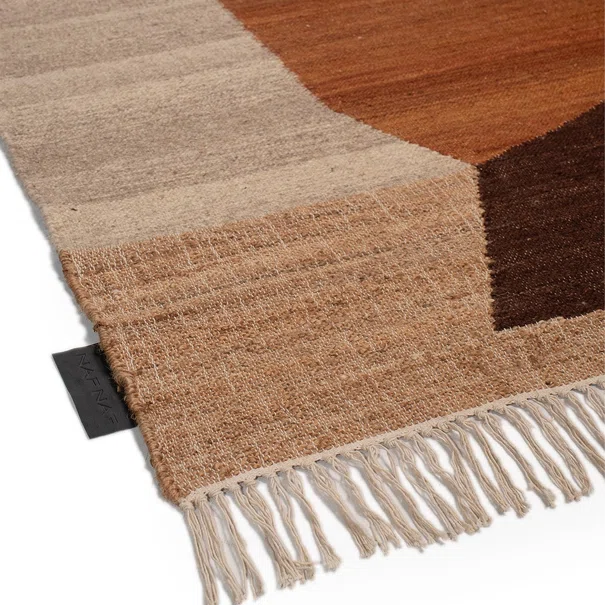 Χαλί Καλοκαιρινό (170x240) Βιοκαρπέτ Naf Naf Lyra LYR-02 Natural Brown