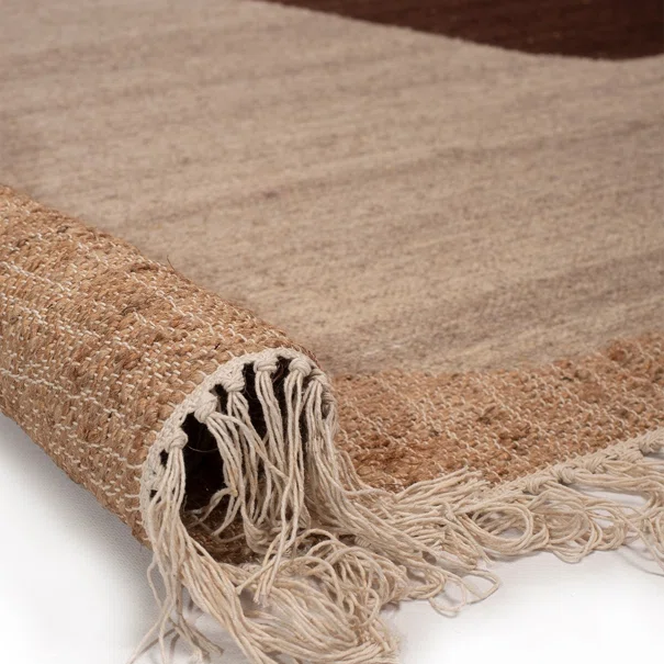 Χαλί Καλοκαιρινό (170x240) Βιοκαρπέτ Naf Naf Lyra LYR-02 Natural Brown