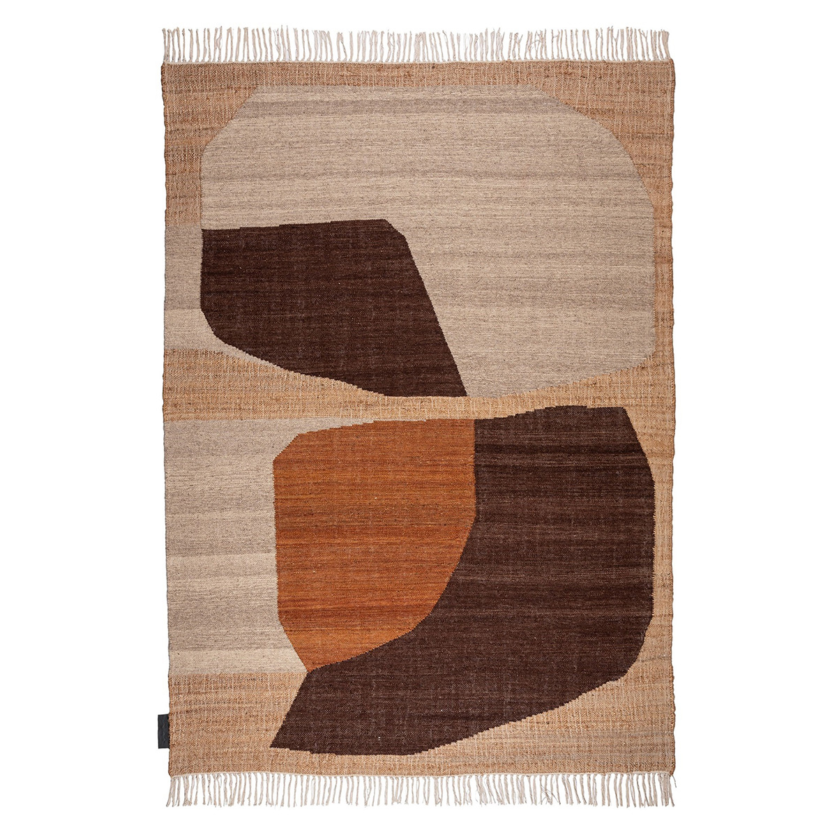 Χαλί Καλοκαιρινό (200X300) Βιοκαρπέτ Naf Lyra Lyr-02 Natural Brown Χαλιά Σαλονιού Spitishop