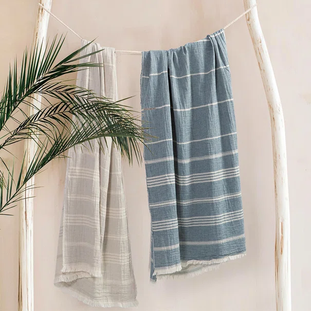 Παρεό (90x170) Nef-Nef Homeware Sultan Grey