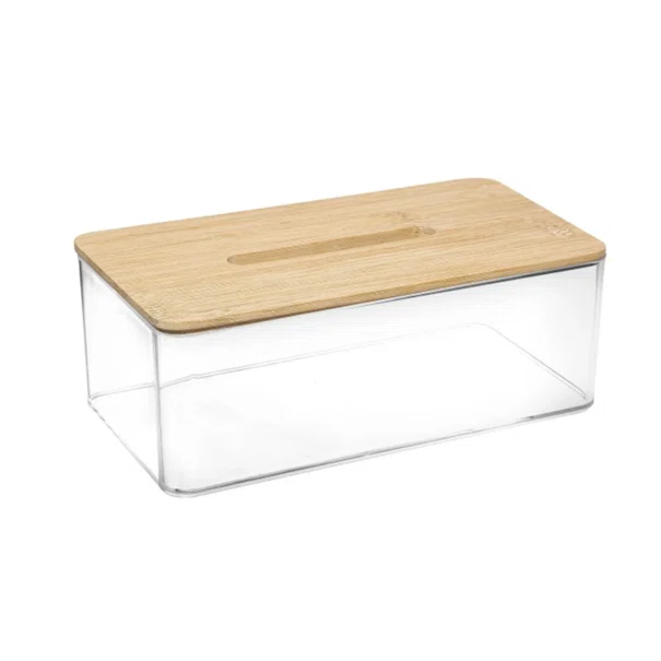 Θήκη Για Χαρτομάντηλα (25.3x9.3x13.3) F-V Selena Bamboo 174684