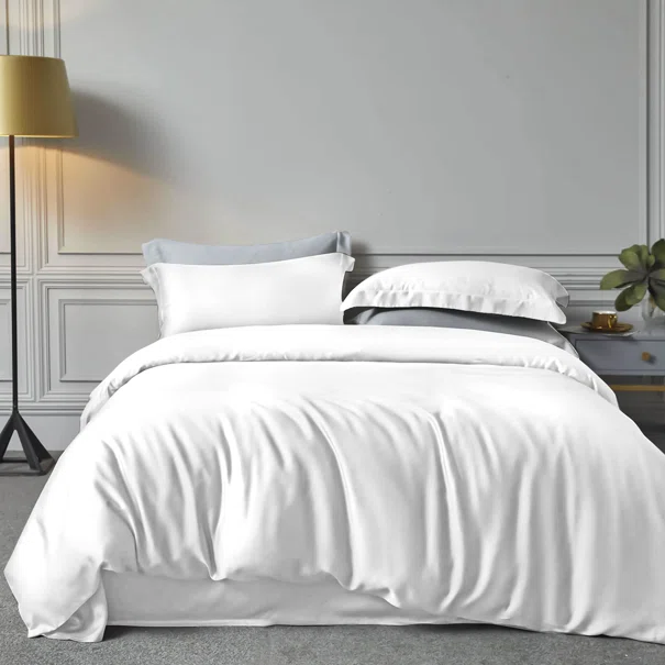 Σεντόνια King Size (Σετ) Rythmos Bamboo White