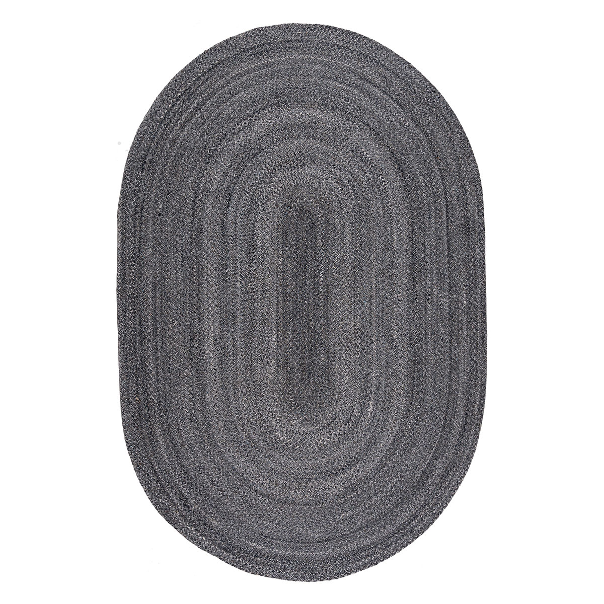 Οβάλ Χαλί All Season (160x230) Βιοκαρπέτ Marivan Charcoal Grey