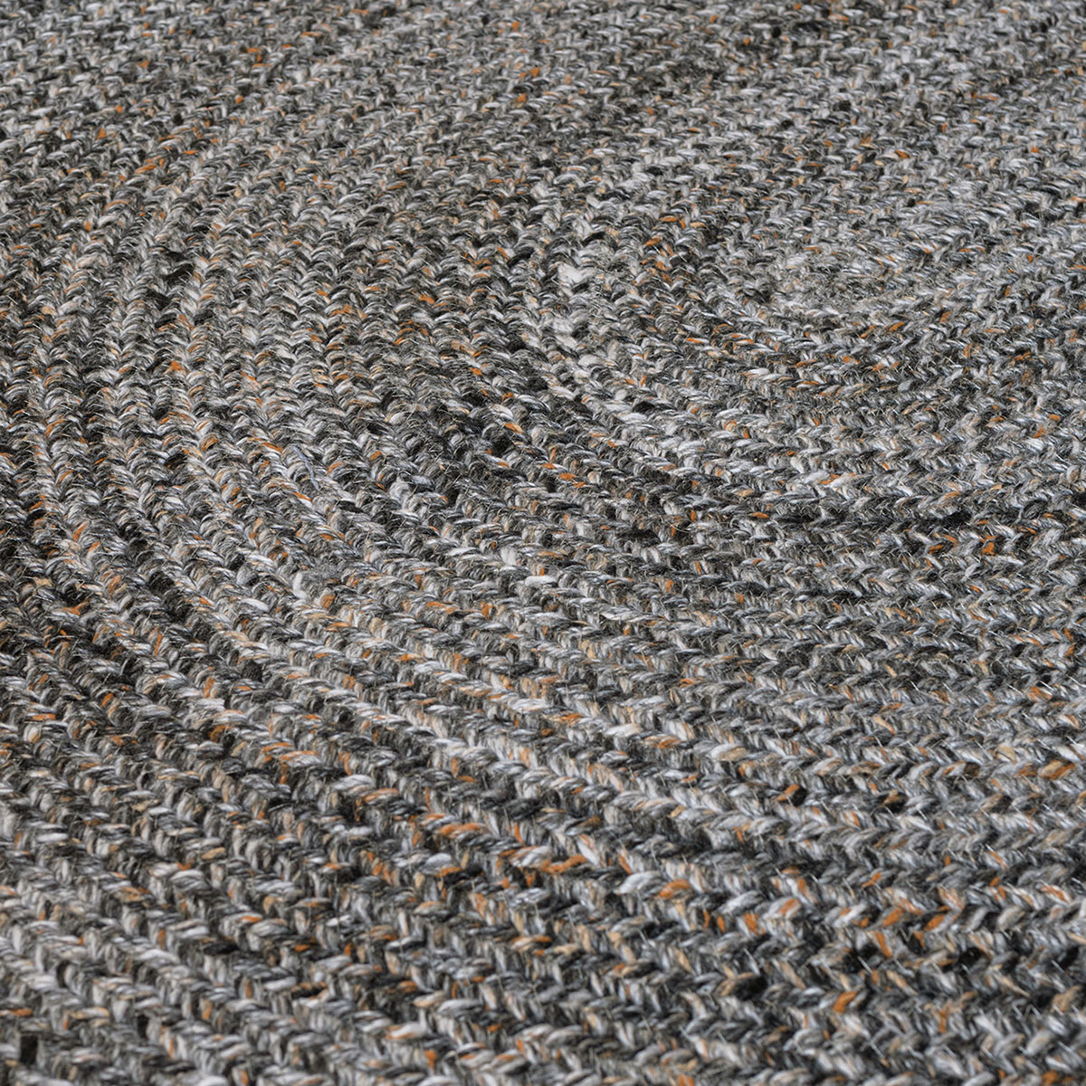Οβάλ Χαλί All Season (200x290) Βιοκαρπέτ Marivan Charcoal Mustard
