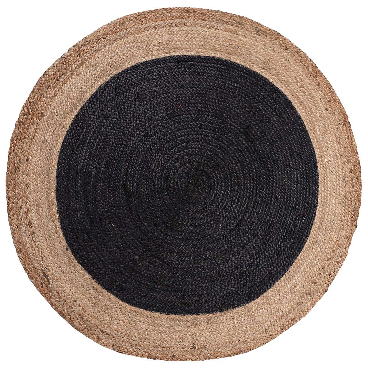 Στρογγυλό Χαλί Καλοκαιρινό (Φ150) Silk Fashion 1710 Anthracite Χαλιά Ψάθινα Spitishop