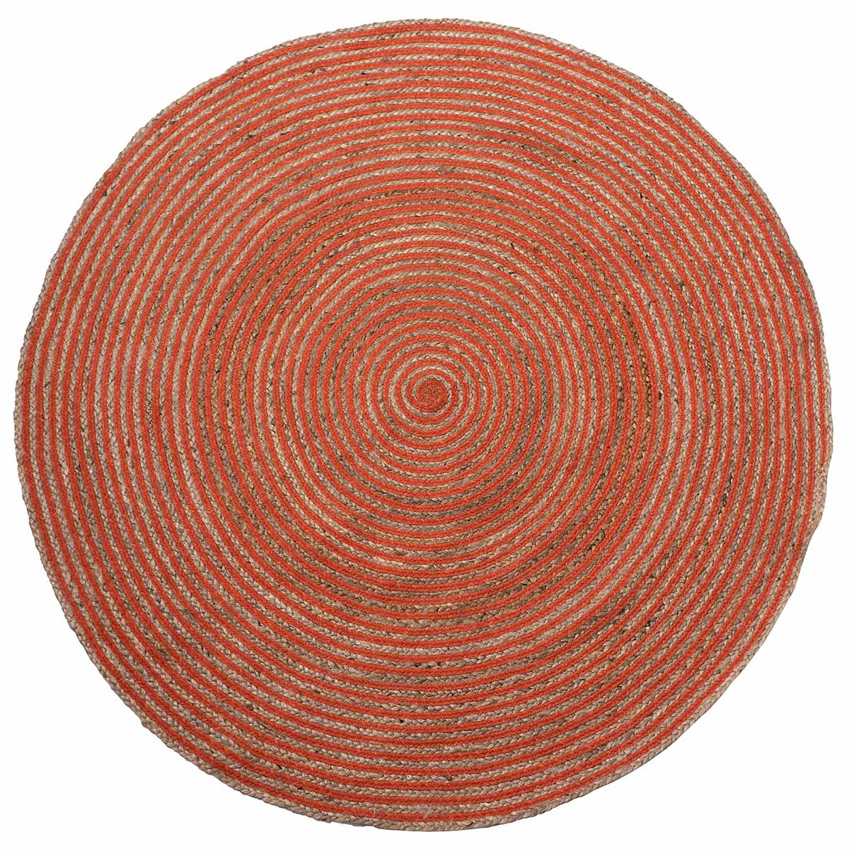 Στρογγυλό Χαλί Καλοκαιρινό (Φ150) Silk Fashion 1723 Terracotta