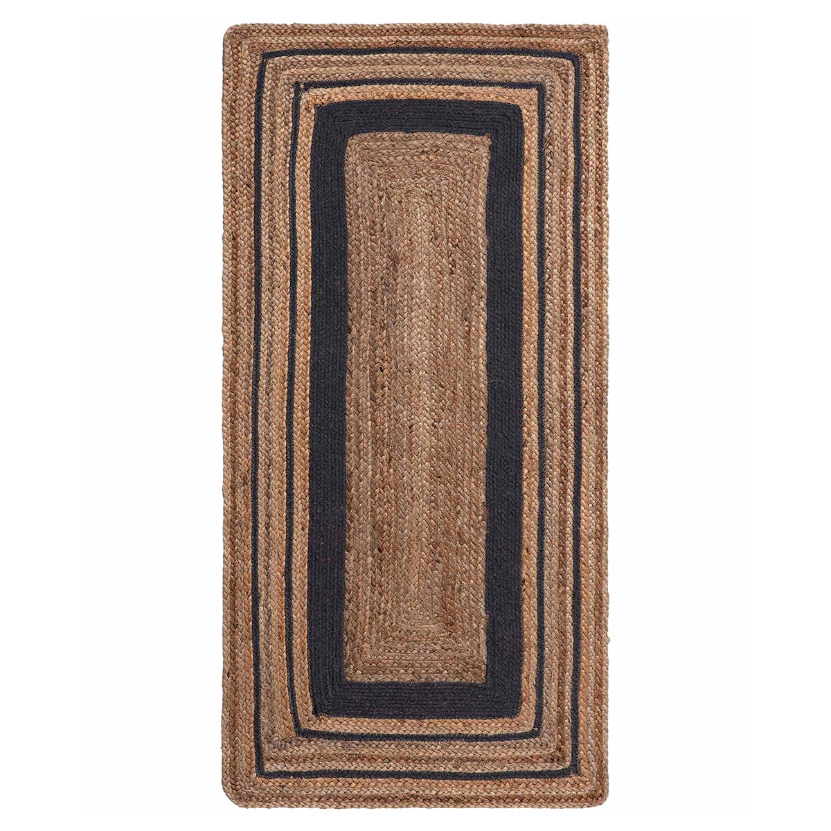 Χαλί Διαδρόμου (70x160) Silk Fashion 1729 Natural/Black
