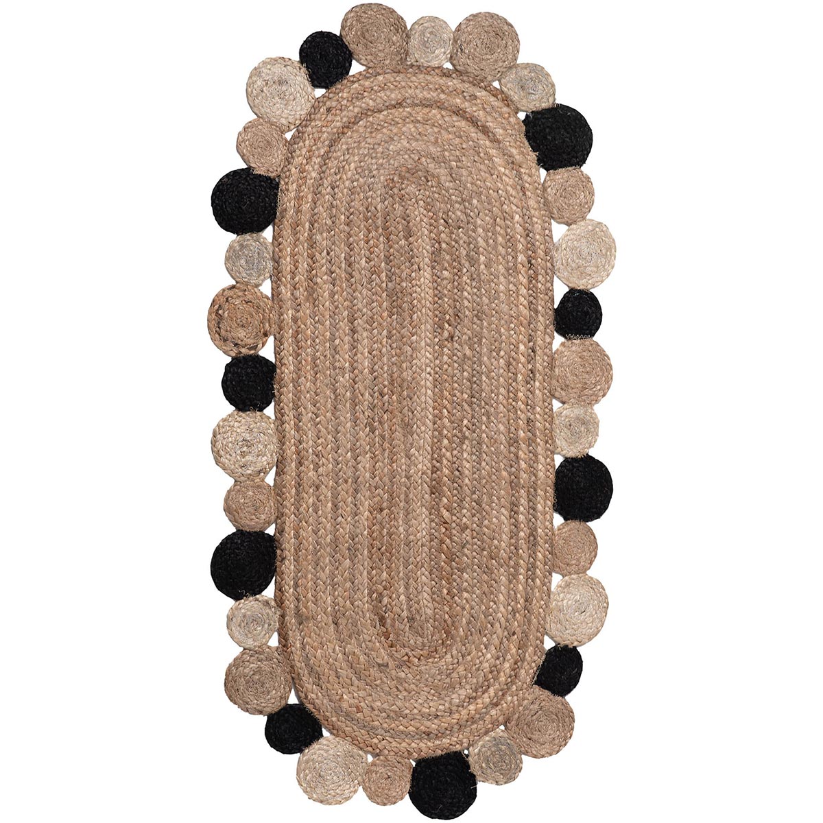 Χαλί Διαδρόμου (60x130) Silk Fashion 1734 Black