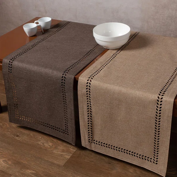 Τραβέρσα 2 Όψεων (45x170) Silk Fashion BG18 Brown/Sand