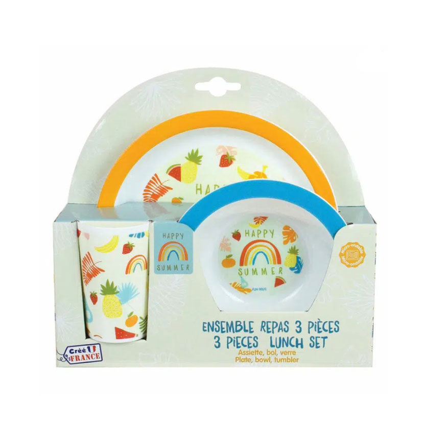 Παιδικό Σετ Φαγητού 3Τμχ Ango Fruity&Apos S 006075 Παιδικά Είδη & Αξεσουάρ Σερβιρίσματος Εκπαίδευσης Spitishop