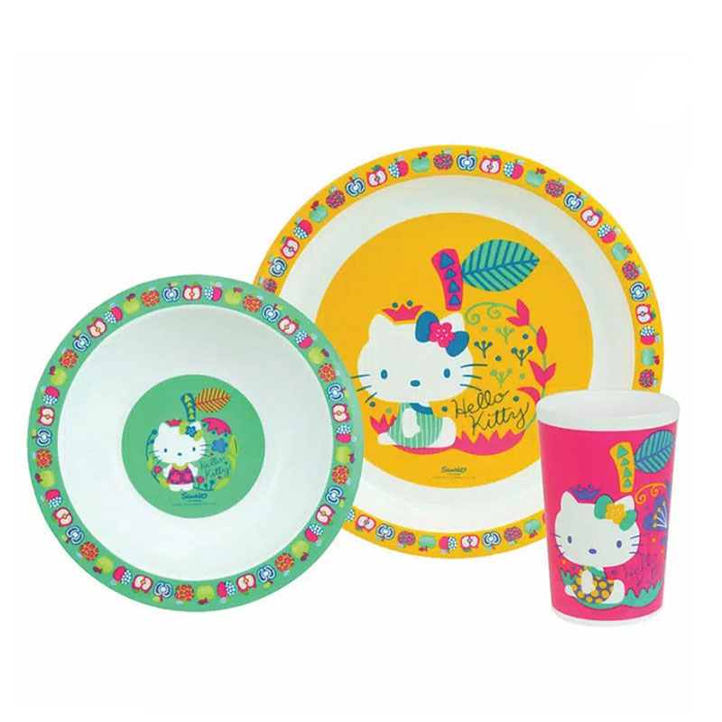 Παιδικό Σετ Φαγητού 3τμχ Ango Hello Kitty 005988