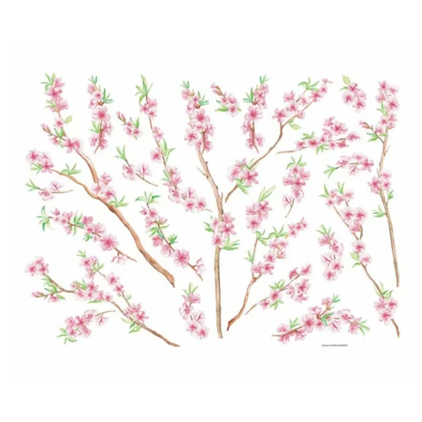 Αυτοκόλλητα Τοίχου Ango Peach Brance 44232