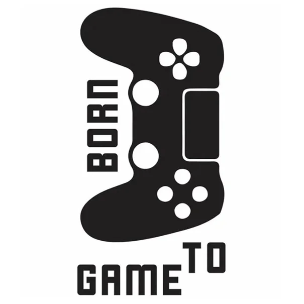 Αυτοκόλλητα Τοίχου Ango Born To Game 59011
