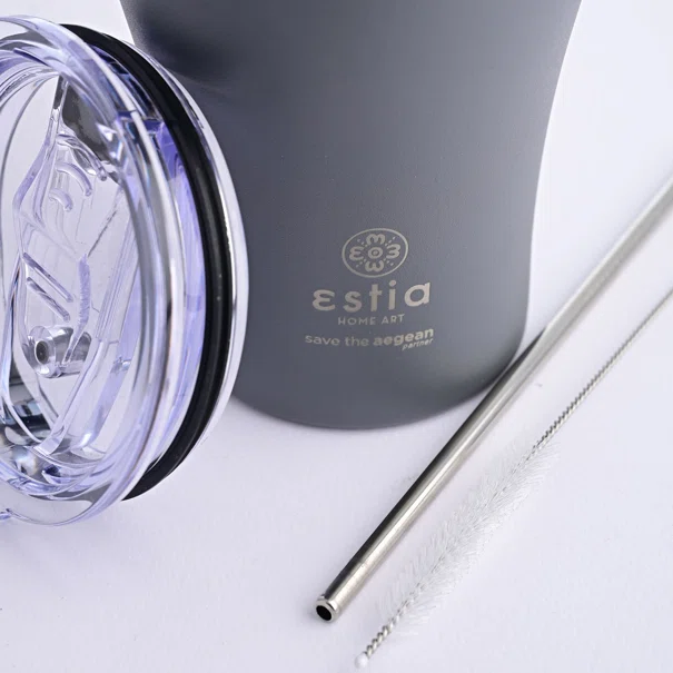 Ποτήρι Θερμός 350ml Estia Save The Aegean Fjord Grey 01-12441