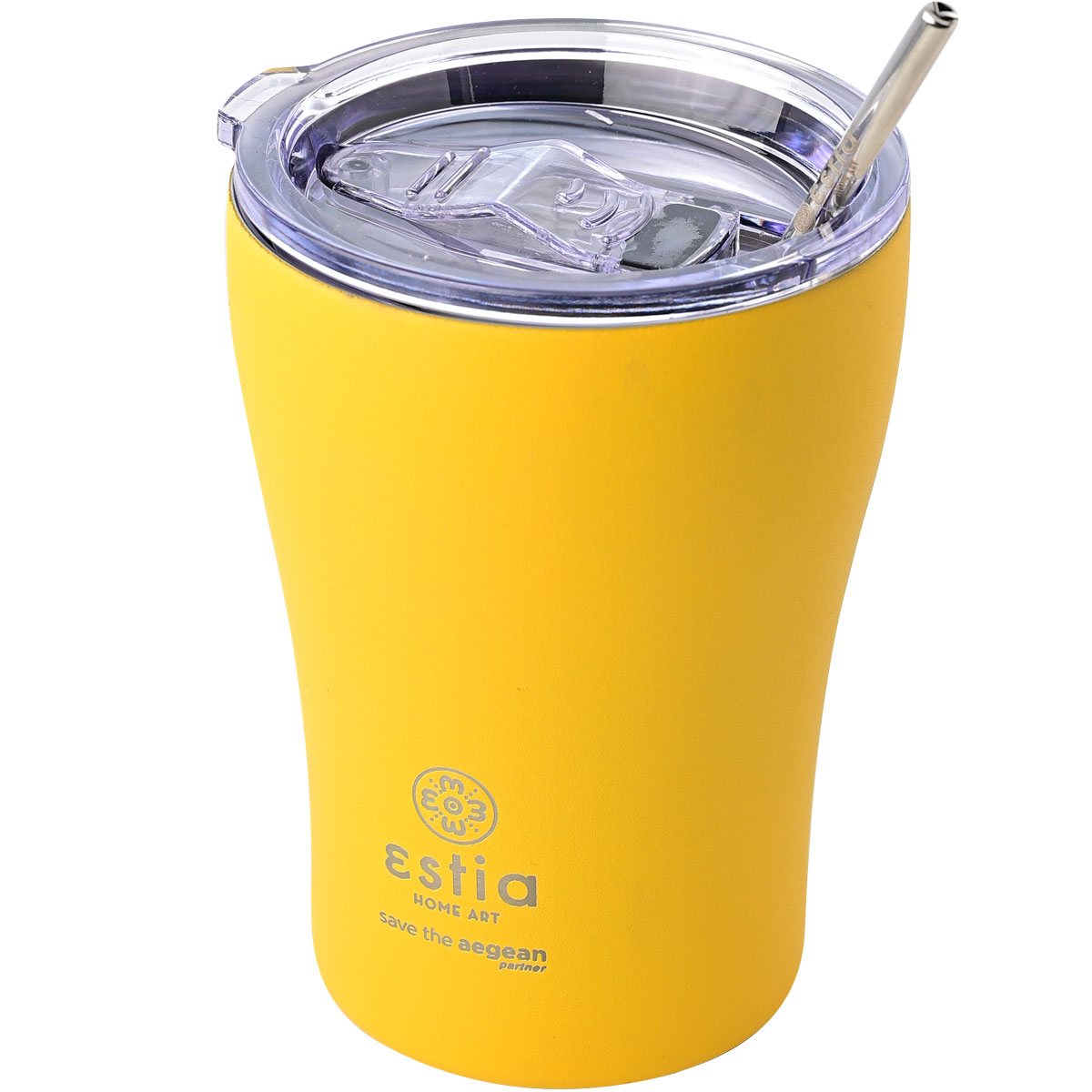 Ποτήρι Θερμός 350ml Estia Save The Aegean Pineapple Yellow 01-12458