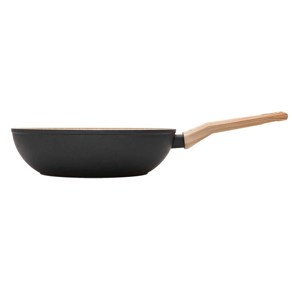 Αντικολλητικό Wok (28Εκ ) Πρεσσαριστού Αλουμινίου Estia Earth 01-10171 Μαγειρική - Ζαχαροπλαστική Μαγειρικά Σκεύη Τηγάνια Spitishop