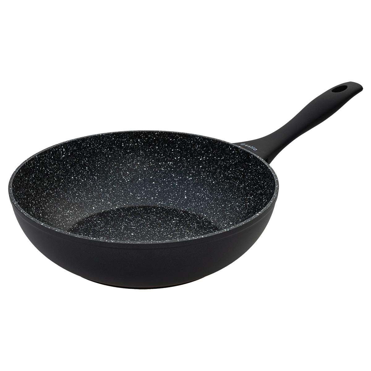 Αντικολλητικό Wok (28εκ.) Πρεσσαριστού Αλουμινίου Estia Magma 01-6099