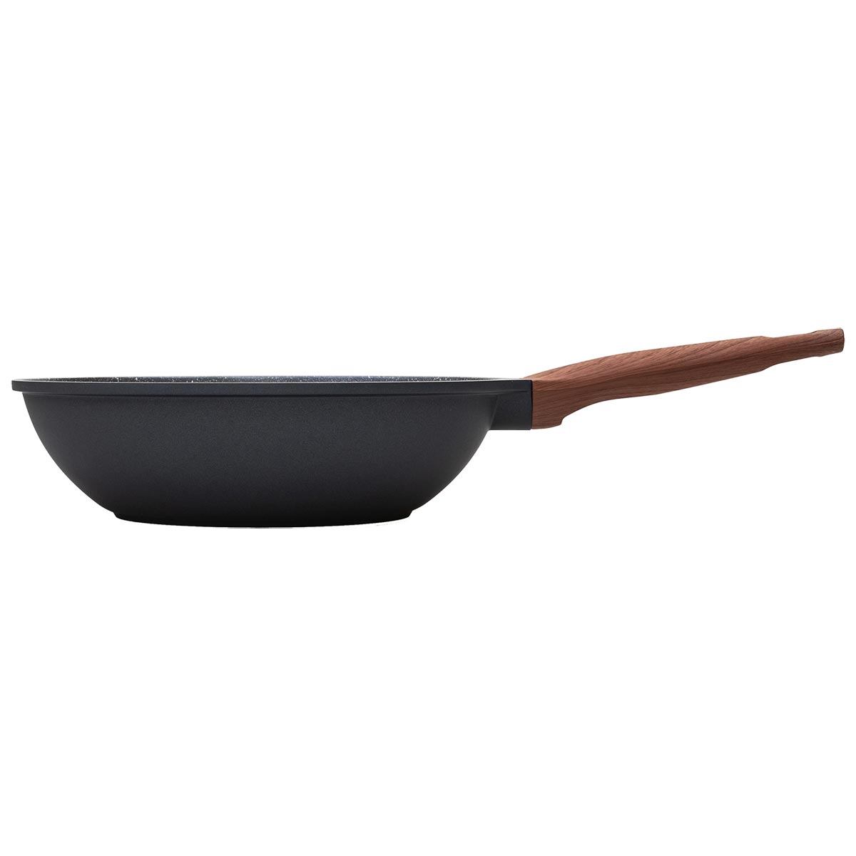 Αντικολλητικό Wok (28εκ.) Πρεσσαριστού Αλουμινίου Estia Stone