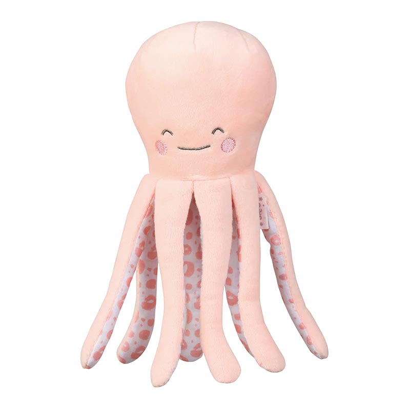 Λούτρινο Ζωάκι 22Εκ Saro Mini Octopus Pink 31566 Παιχνίδια Βρεφικά για Μωρά 0 - 6 Μηνών Spitishop