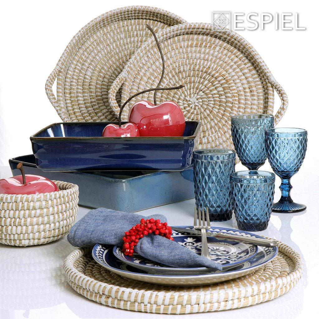 Ποτήρι Νερού Κολωνάτο 280ml Espiel Tristar Blue Marine TIR105K6