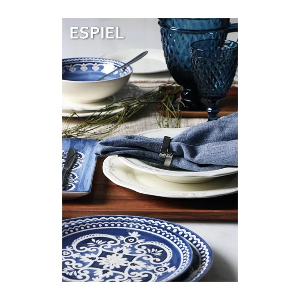 Ποτήρι Νερού Κολωνάτο 280ml Espiel Tristar Blue Marine TIR105K6