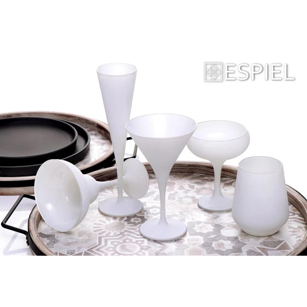 Ποτήρι Σαμπάνιας Κολωνάτο 270ml Espiel Maya White RAB336K6
