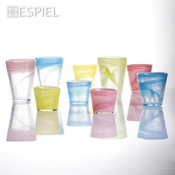 Ποτήρι Νερού 270ml Espiel Atlas Alabaster Yellow HOR1016K6