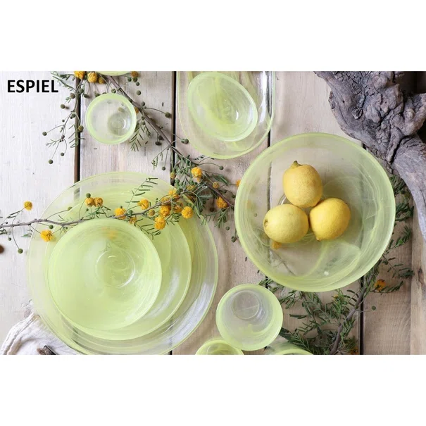 Ποτήρι Νερού 270ml Espiel Atlas Alabaster Yellow HOR1016K6