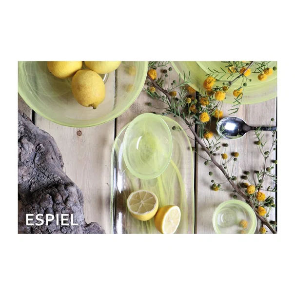 Ποτήρι Νερού 270ml Espiel Atlas Alabaster Yellow HOR1016K6