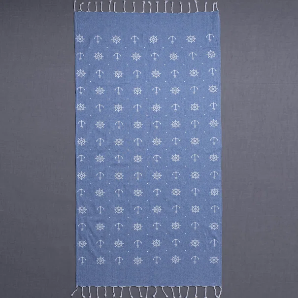 Παρεό (90x180) Silk Fashion 1755 Blue
